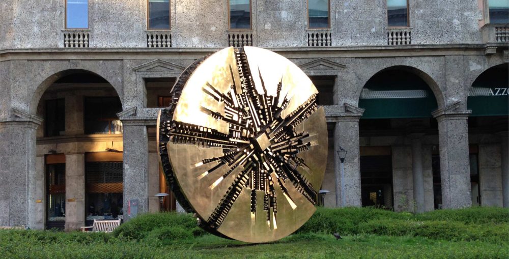 Arnaldo Pomodoro, Disco Grande, Milano,1972